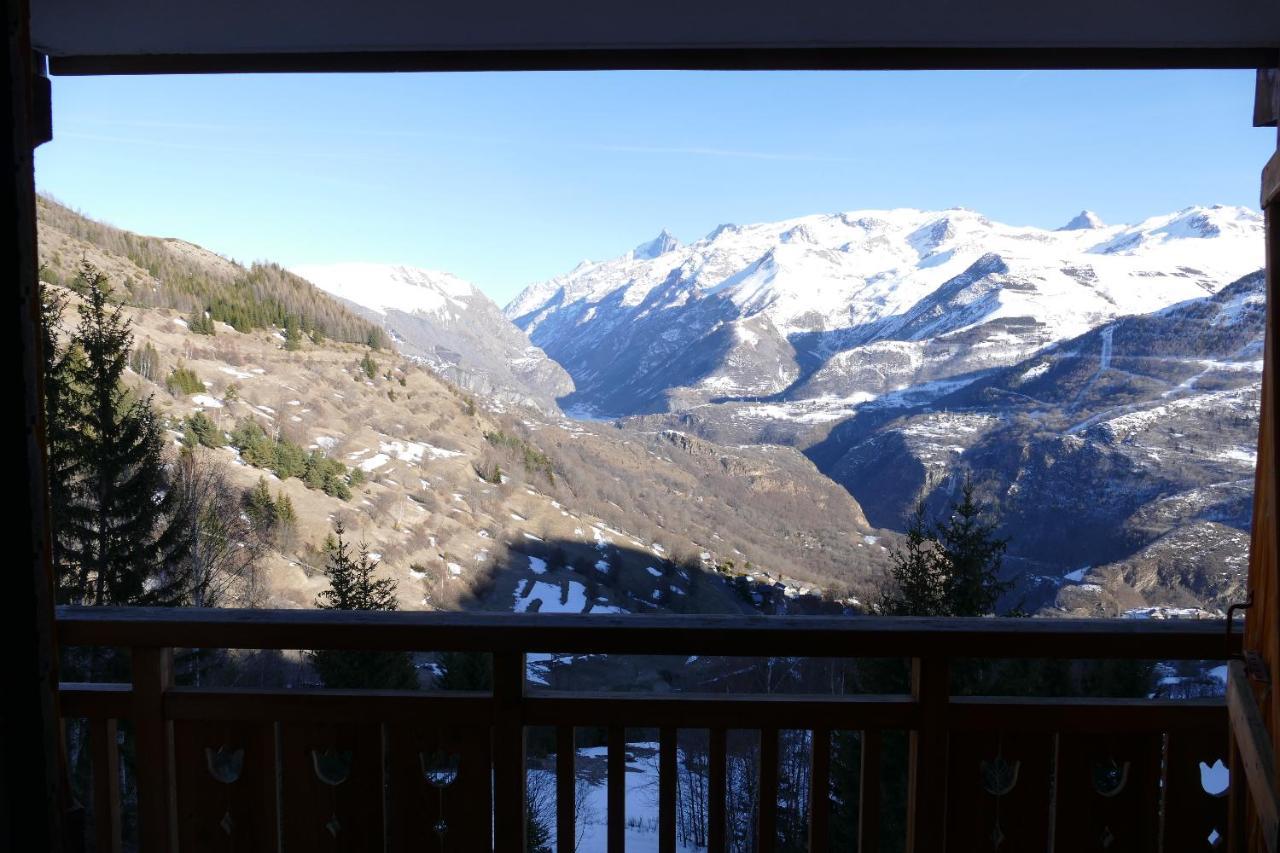 Studio coin montagne à Auris en Oisans avec vue magnifique Extérieur photo