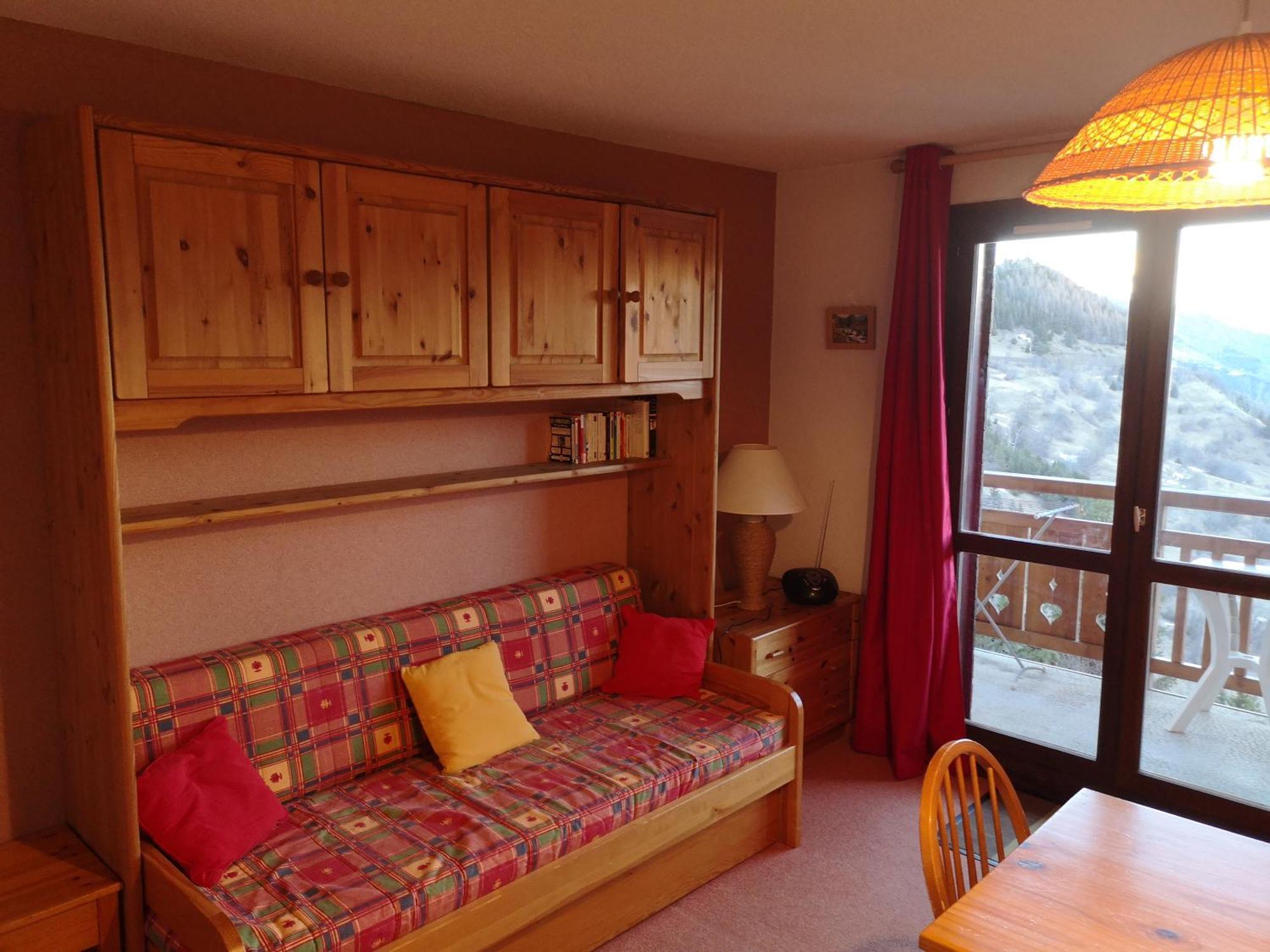 Studio coin montagne à Auris en Oisans avec vue magnifique Extérieur photo