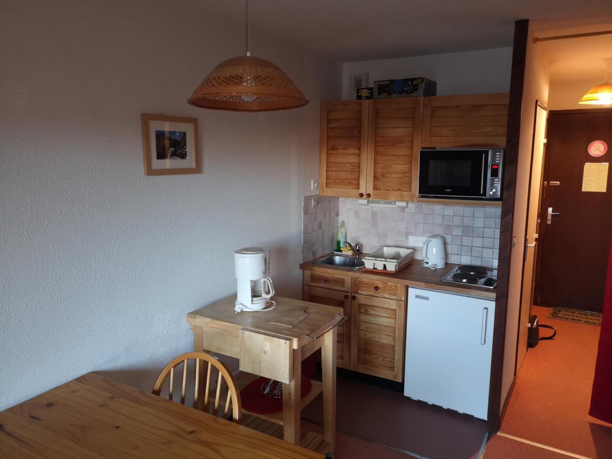 Studio coin montagne à Auris en Oisans avec vue magnifique Extérieur photo