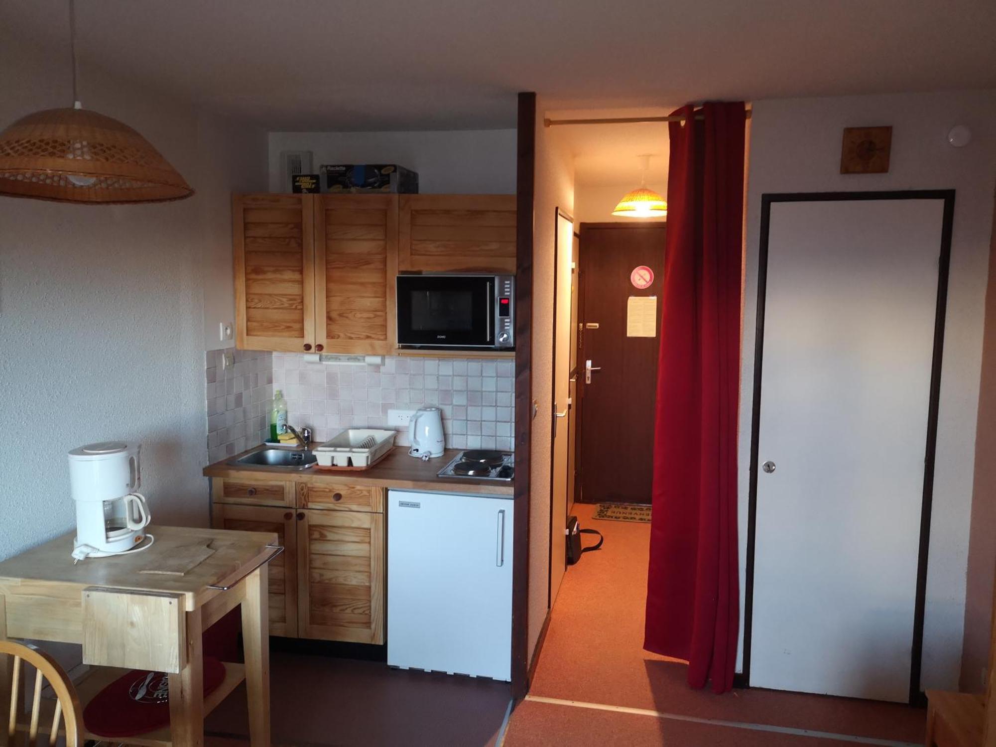 Studio coin montagne à Auris en Oisans avec vue magnifique Extérieur photo